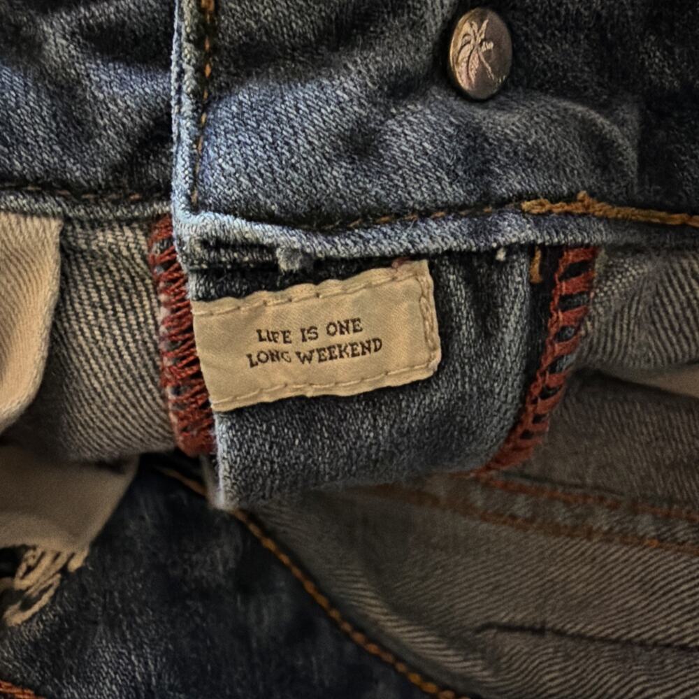Tommy Bahama Authentic Straight Jeans Relax Blue Denim‎ Cotton Blend Men 36x32 - Picture 10 of 11